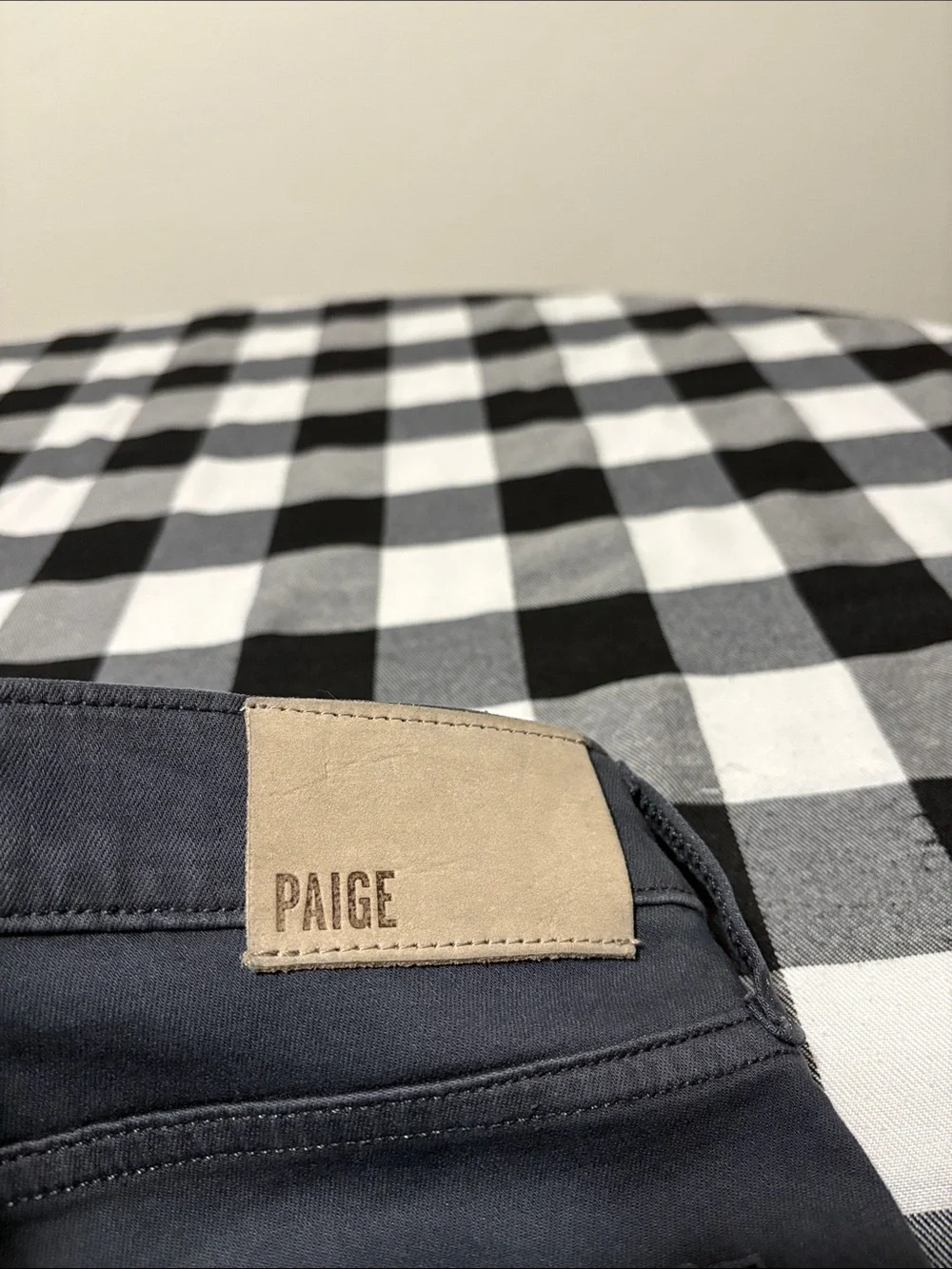 PAIGE Transcend Federal Slim Straight Jean Vintage Onyx Blue Men 32 x 28.5